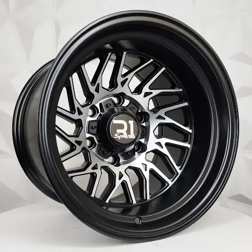 158630 RIN 15X10 6-139.7 R1 SPORT RGW635 MATT BLACK MACHINE FACE ET-44 CB110 6-139.7