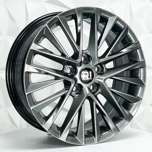 171520 RIN 17X7 5-114.3 R1 SPORT DX282/5085 HYPER BLACK ET40 CB60.1 5-114.3