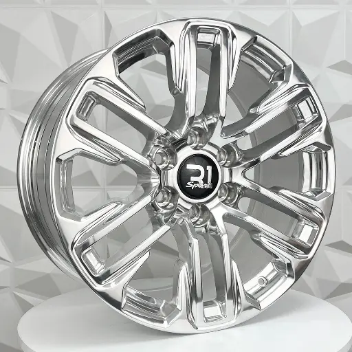 Rin 209497 RIN 20X9 6-139.7 R1 SPORT FF7057 FULL POLISH ET28 CB78.1 6-139.7 con barrenación 6-139.7