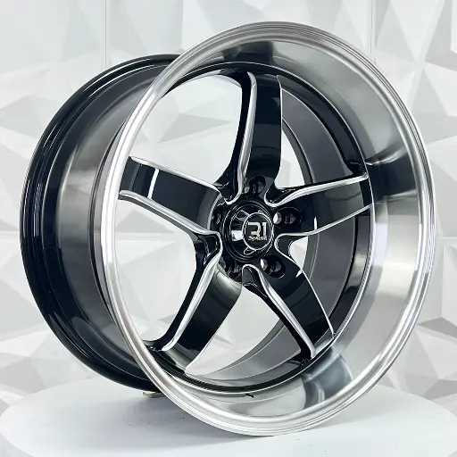 180591 F18X9.5 R18X10.5 5-114.3 F8618 BLACK MILLING ML ET20 CB73.1 5-114.3