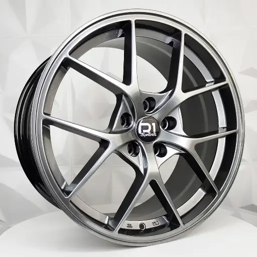 181533 RIN 18X8 5-112 R1 SPORT DX031 HYPER BLACK ET35 CB66.6 5-112