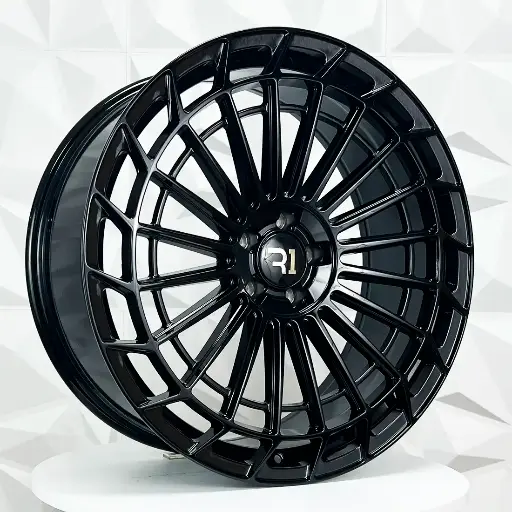 Rin FF208540 F20X8.5 R20X9.5 5-112 M111-FF GLOSS BLACK ET38/43 CB66.56 5-112 con barrenación 5-112