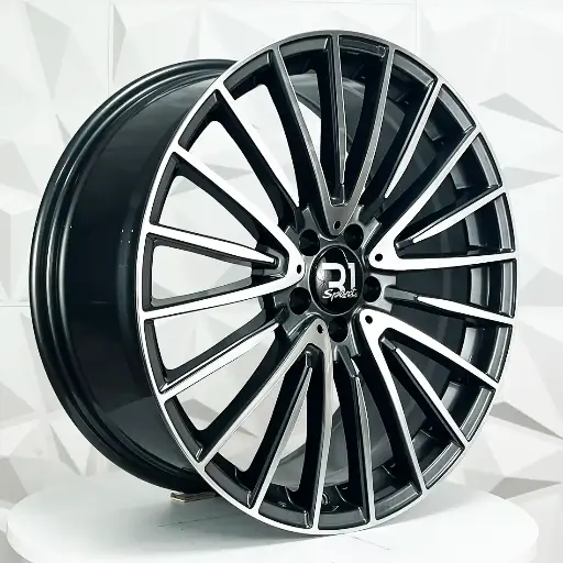 Rin FF208547 F20X8.5 R20X9.5 5-112 M075 GUNMETAL MACHINE FACE 35/38 CB66.6 5-112 con barrenación 5-112
