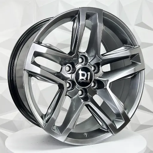 200571 RIN 20X9 6-139.7 R1 SPORT FA666 HYPER BLACK ET26 CB78.1 6-139.7