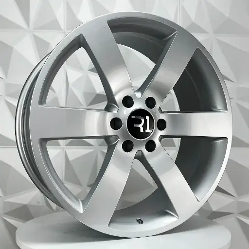 Rin 241206 RIN 24X10 6-139.7 R1 SPORT L5576 SILVER ET30 CB78.1 6-139.7 con barrenación 6-139.7
