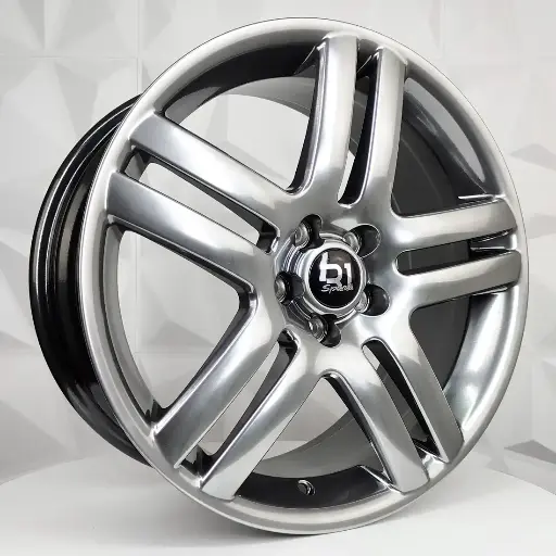 179451 RIN 17X7 4-100 R1 SPORT VH768 HYPER BLACK ET38 CB57.1 4-100