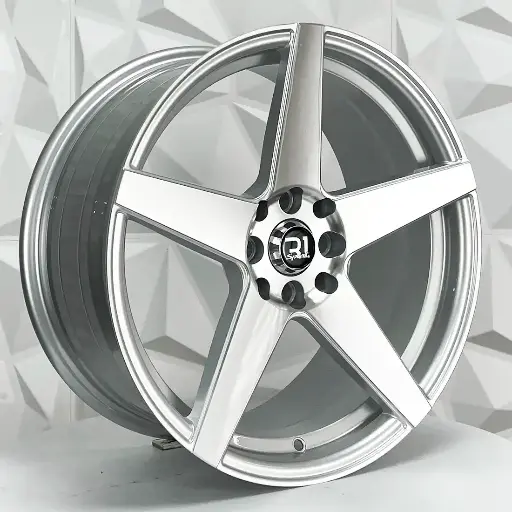 171556 RIN 17X8 5-100 R1 SPORT DX427 SILVER MACHINE FACE ET35 CB73.1 5-100