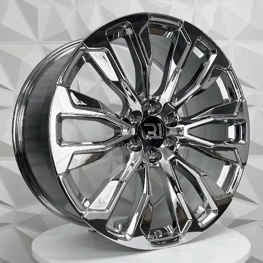Rin 269114 RIN 26X10 6-139.7 R1 SPORT 7029 CHROME ET31 CB78.1 6-139.7 con barrenación 6-139.7