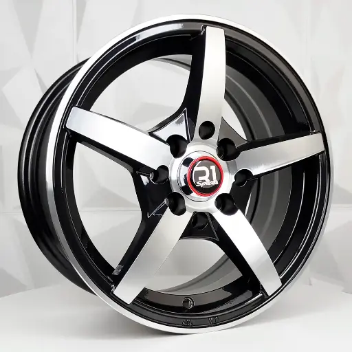 146555 RIN 14X6 4-100/114.3 R1 SPORT 359 BLACK MACHINE ET25 CB73.1 4-114.3