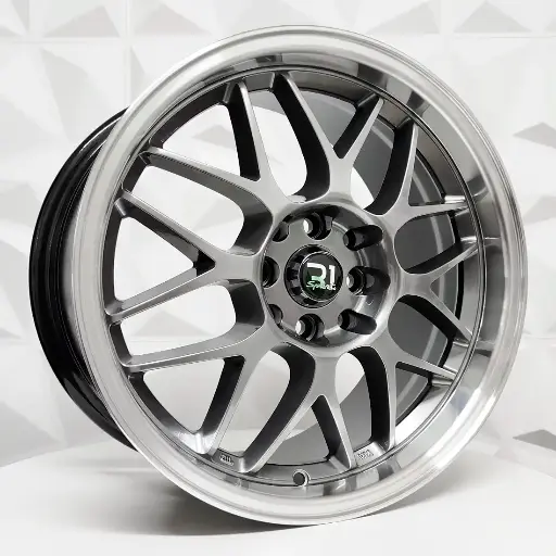 161545 F16X7 R16X8 5-100 SH37 HYPER BLACK MACHINE LIP ET30/25 CB73.1 5-100