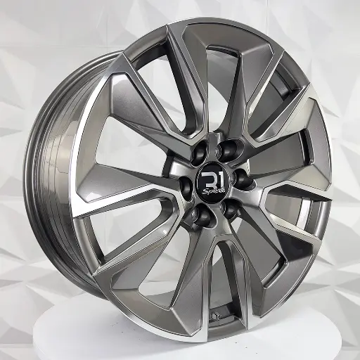 FF228558 RIN 22X9 6-139.7 R1 SPORT TYH08 GUNMETAL MACHINE FACE ET28 CB78.1 6-139.7