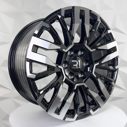 208600 RIN 20X9 6-139.7 R1 SPORT TYH110 BLACK MACHINE FACE ET28 CB78.1 6-139.7