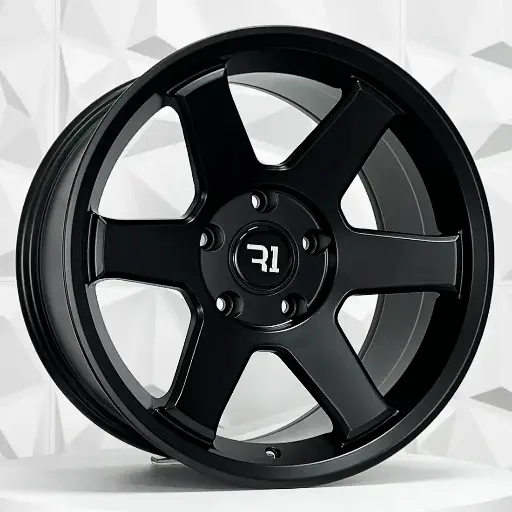 154746 RIN 15X8 6-114.3 R1 SPORT QC5300 MATE BLACK ET0 CB83 6-114.3
