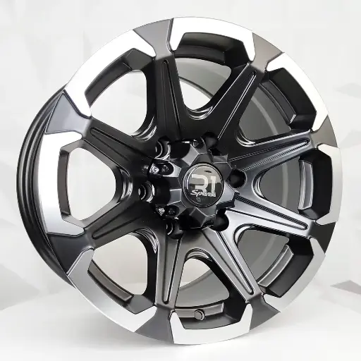 163506 RIN 16X8 6-114.3 R1 SPORT 1007 MATE BLACK MACHINE LIP ET0 CB66.1 6-114.3