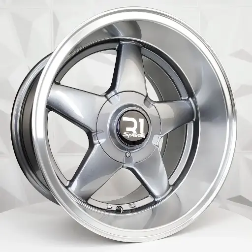 153524 F15X8 R15X9 4-100/114.3 5671 GUNMETAL MACHINE LIP ET0 CB73.1 4-100