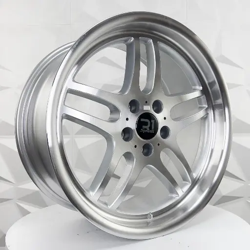 199084 F19X8.5 R19X10 5-120 JT141 SILVER MACHINE FACE ET15/20 CB74.1 5-120