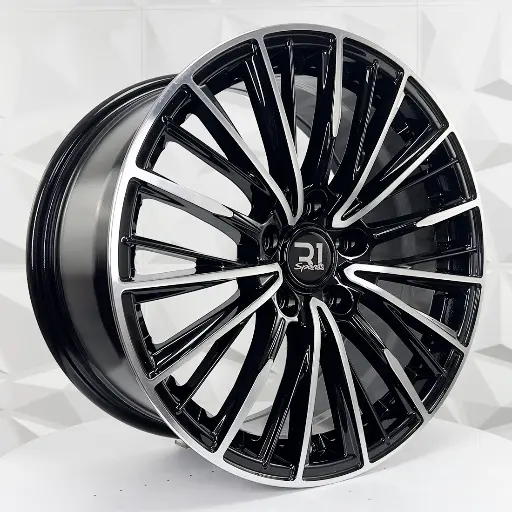 179503 RIN 17X7.5 5-114.3 R1 SPORT FBX042 BLACK MACHINE FACE ET35 CB73.1 5-114.3