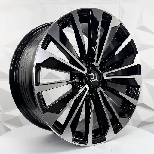 179501 RIN 17X7.5 5-114.3 R1 SPORT FBX374 BLACK MACHINE FACE ET40 CB60.1 5-114.3
