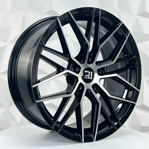 169305 RIN 16X7 5-100 R1 SPORT GL005 BLACK MACHINE FACE ET35 CB73.1 5-100