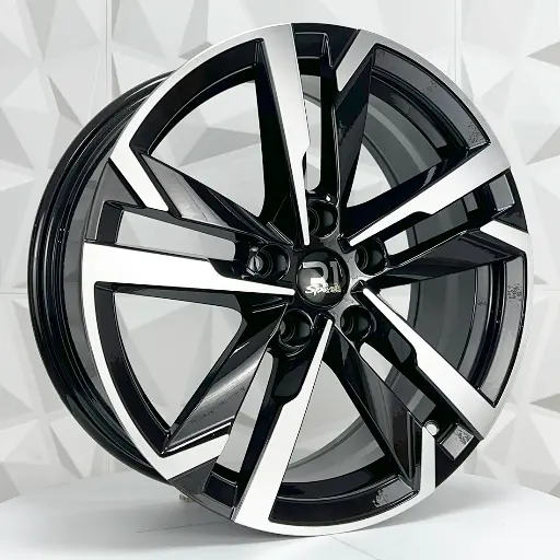 179506 RIN 17X7 5-112 R1 SPORT FBX254 BLACK MACHINE FACE ET40 CB57.1 5-112