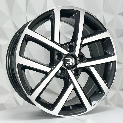 179508 RIN 17X7 5-112 R1 SPORT 7063 GUNMETAL MACHINE FACE ET49 CB57.1 5-112