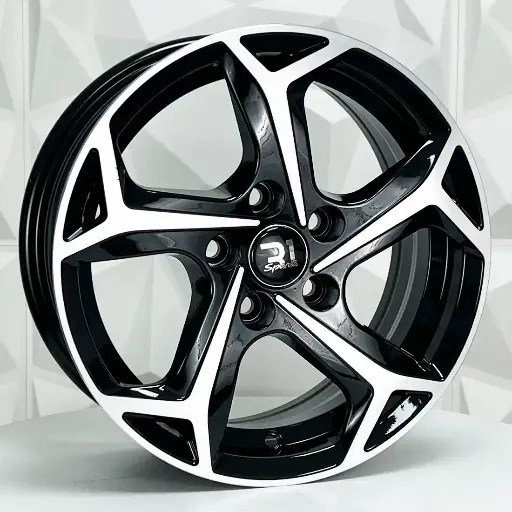189260 RIN 18X8 5-112 R1 SPORT FBX284 BLACK MACHINE FACE ET44 CB57.1 5-112