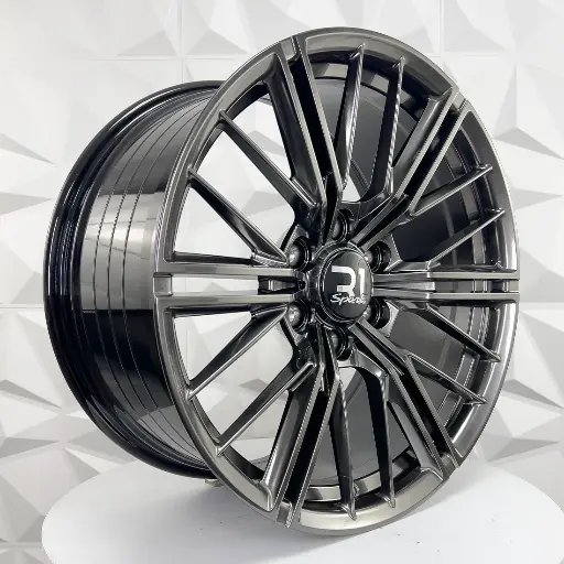 202602 RIN 20X9 6-139.7 R1 SPORT R1634 HYPER BLACK ET28 CB78.1 6-139.7