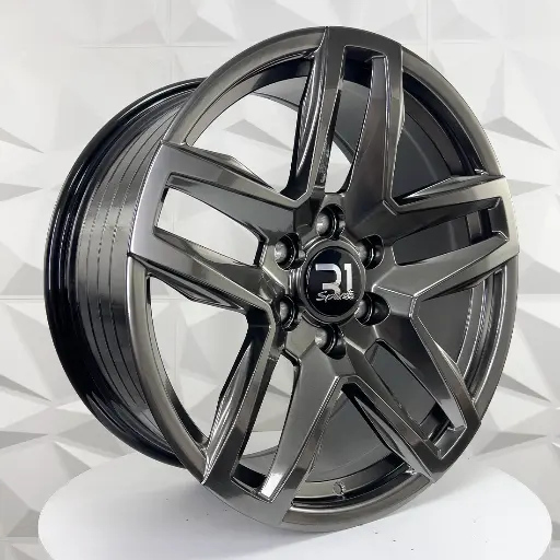 202553 RIN 20X9 6-139.7 R1 SPORT R669 HYPER BLACK ET28 CB78.1 6-139.7