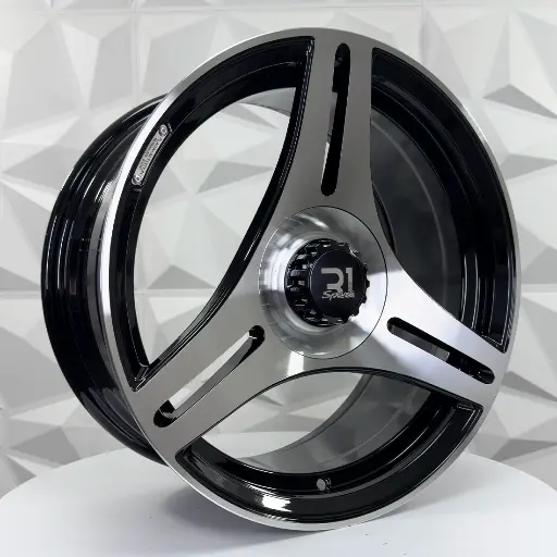 172622 F17X7.5 R17X8.5 5-100/113 R751 BLACK MACHINE FACE MACHINE LIP ET20/15 CB73.1 5-100