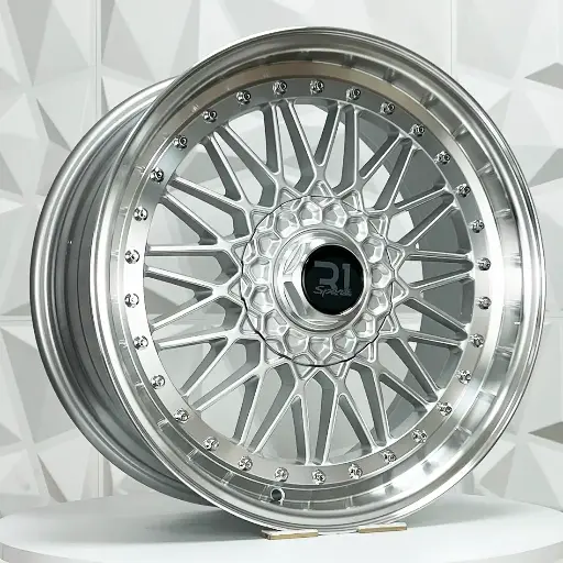 187502 F18X8 R18X9 5-100/112 1006 SILVER MACHINE LIP CHROME RIVETS ET33/30 CB73.1 5-112