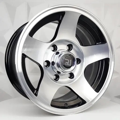157642 RIN 15X7 6-139.7 R1 SPORT JA109 BLACK MACHINE FACE ET0 CB110.5 6-139.7