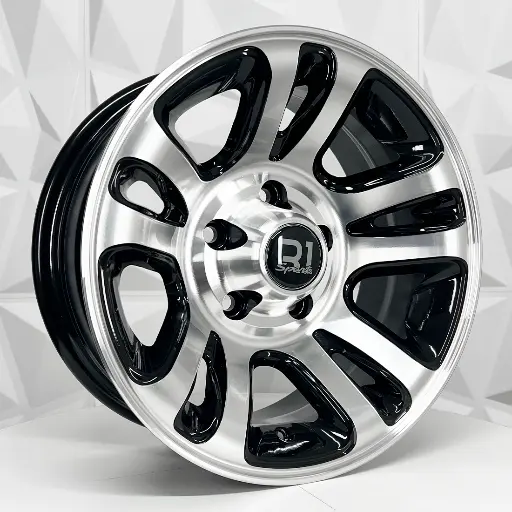 147563 RIN 14X6 5-114.3 R1 SPORT 576 BLACK MACHINE FACE ET-10 CB73.1 5-114.3