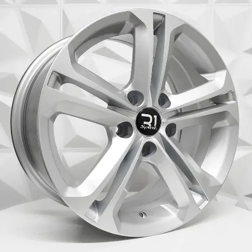 Rin 166511 RIN 16X7 5-112 R1 SPORT 605 WV SILVER ET38 CB57.1 5-112 con barrenación 5-112