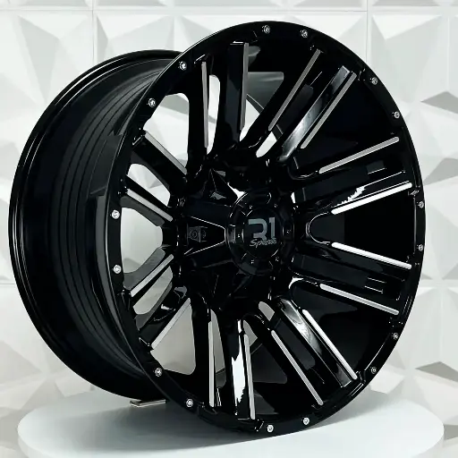207532 RIN 20X10 6-135/139.7 R1 SPORT 1037 BLACK MACHINE FACE ET-24 CB106.1 6-139.7