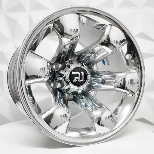 Rin 150259 RIN 15X10 6-139.7 R1 SPORT 10709 FULL POLISH ET-44 CB106.1 6-139.7 con barrenación 6-139.7