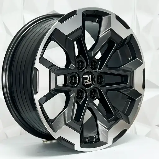 161506 RIN 16X7.5 6-114.3 R1 SPORT DX406 GUNMETAL MACHINE FACE ET30 CB66.1 6-114.3