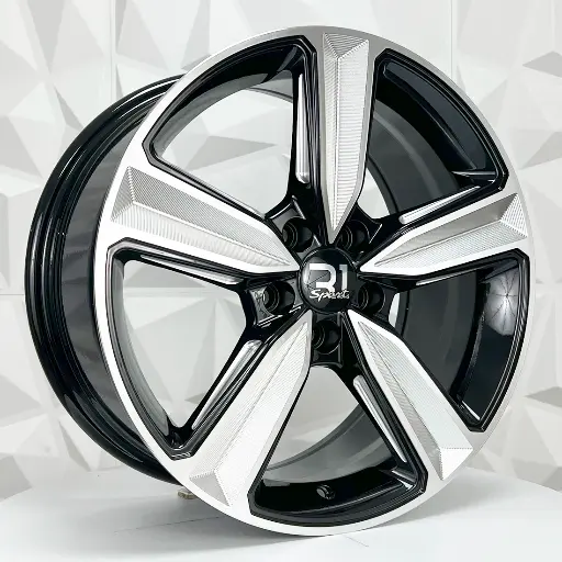 Rin 175581 RIN 17X7.5 5-108 R1 SPORT FBX057 BMF+MILLING SPOKE FACE WINDOW ET35 CB73.1 5-108 con barrenación 5-108