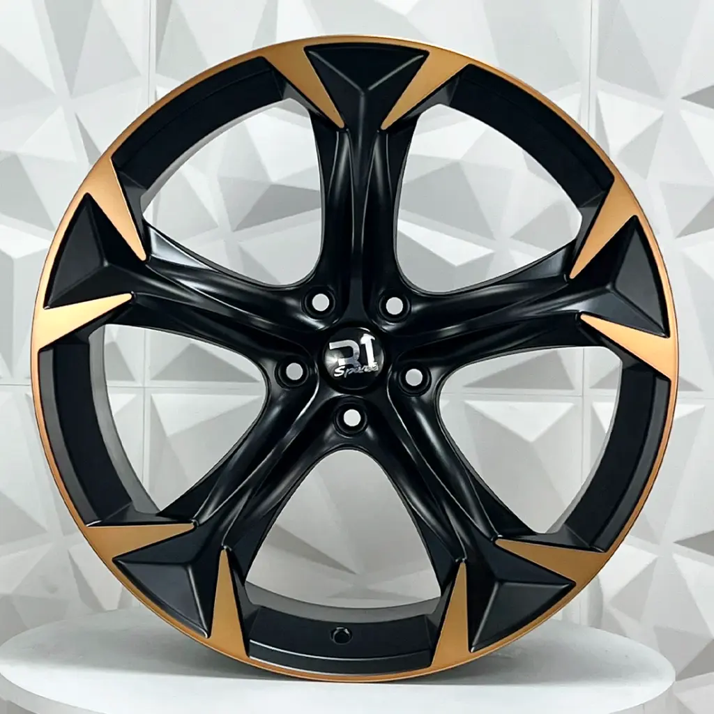 RIN 20X8.5 5-112 R1 SPORT CPR02 SATIN BLACK MF+COPPER ET40 CB57.1