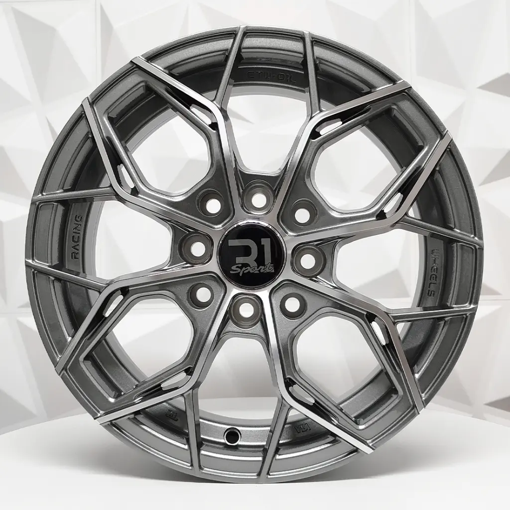 RIN 14X5.5 4-100/114.3 R1 SPORT RGW07 MACHINE GUNMETAL ET38 CB73.1 