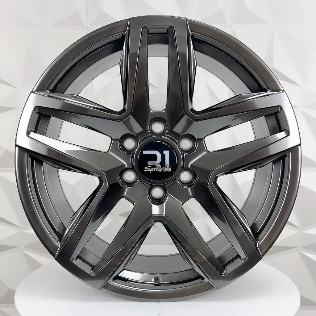 RIN 20X9 6-139.7 R1 SPORT R669 HYPER BLACK ET28 CB78.1 