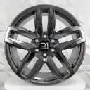 RIN 20X9 6-139.7 R1 SPORT R669 HYPER BLACK ET28 CB78.1 