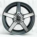RIN 15X7 4-100/114.3 R1 SPORT 5570F GUNMETAL MACHINE FACE ET33 CB73.1 