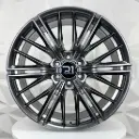 RIN 22X9.5 6-139.7 R1 SPORT FC005 HYPER BLACK ET18 CB78.1 