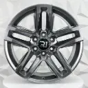 RIN 20X9 6-139.7 R1 SPORT FA666 HYPER BLACK ET26 CB78.1 