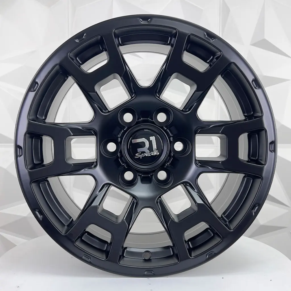 RIN 17X8.5 6-139.7 R1 SPORT F7603 MATE BLACK ET0 CB106.1 