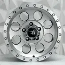 RIN 15X10 5-127 R1 SPORT QC812 MATTE BLACK MACHINE FACE MACHINE LIP ET-44 CB83.1 