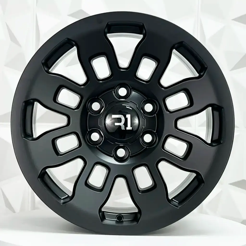RIN 17X9 6-139.7 R1 SPORT QC1262 MATT BLACK ET0 CB106.1