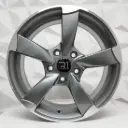 RIN 16X7 5-112 R1 SPORT L357 GUNMETAL MACHINE LIP ET42 CB73.1