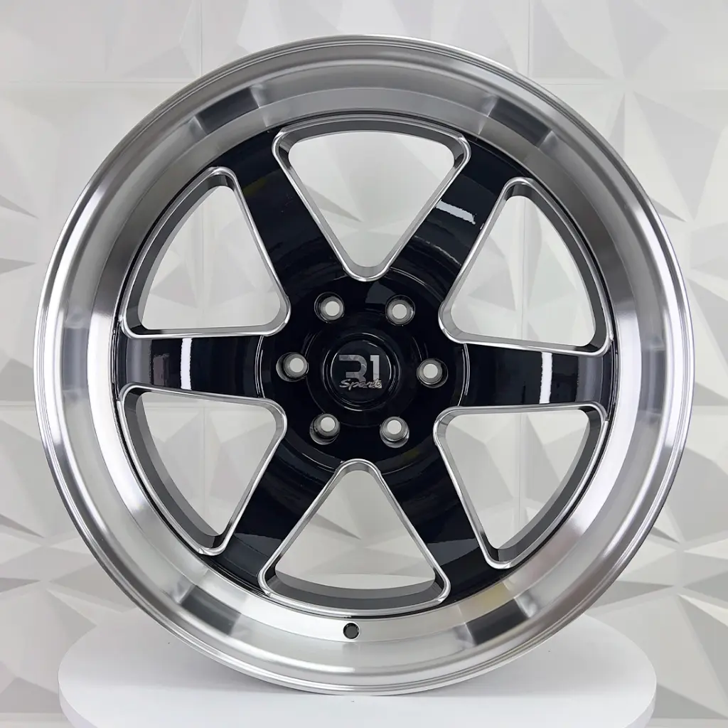 RIN 22X10 6-139.7 R1 SPORT L2671 BLACK MILLING MACHINE LIP ET10 CB78.1