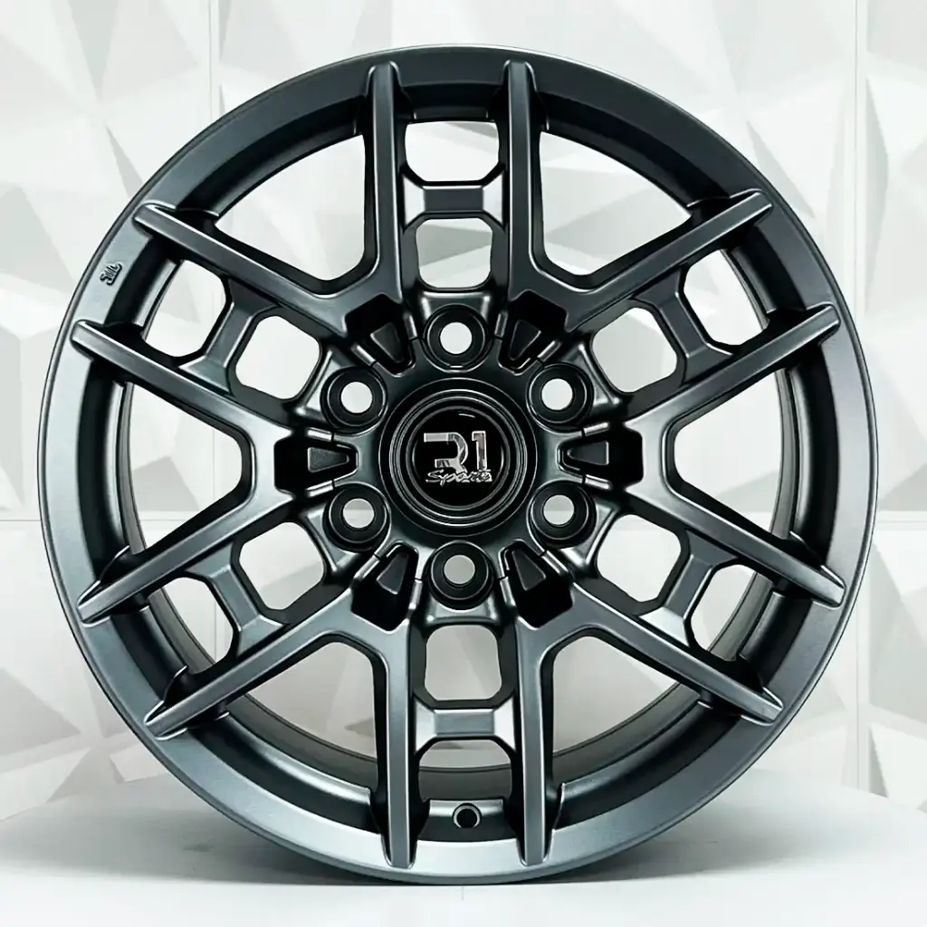RIN 17X9 6-139.7 R1 SPORT QC1539 MATTE GUNMETAL ET0 CB106.1